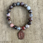 Rose Gold Our Lady of Guadalupe Bracelet